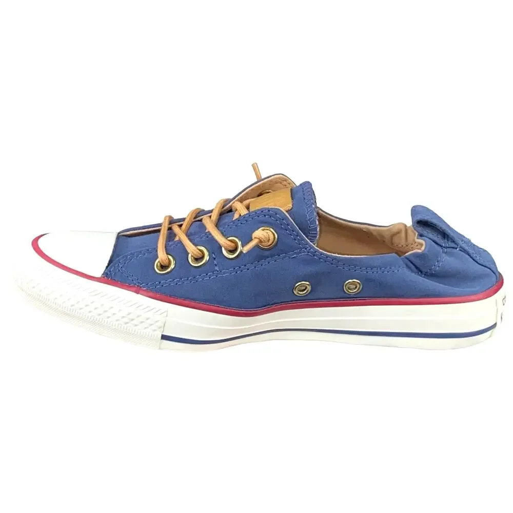 Converse Women's Shoreline Blue White Slip On Sneaker Size US 6 - Picture 2 of 9